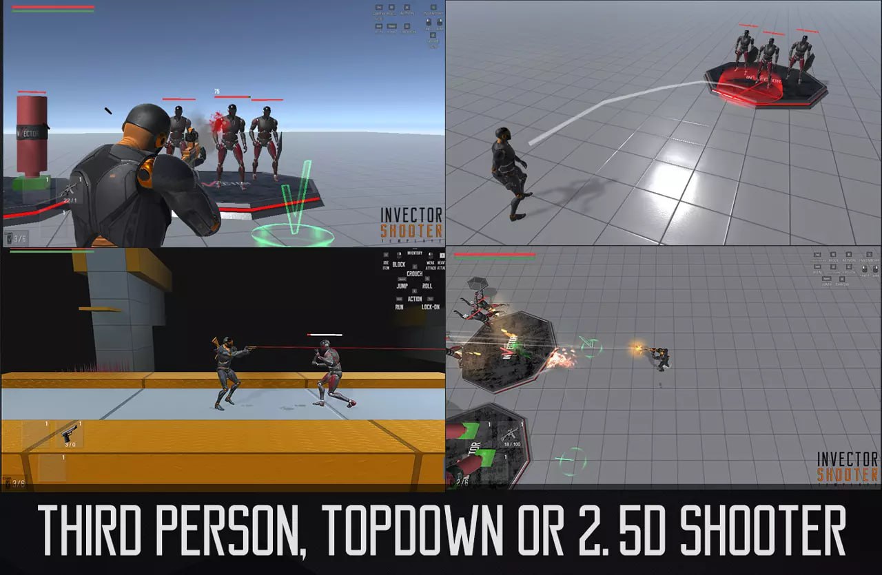 Third Person Controller - Shooter Template📱 - изображение 2